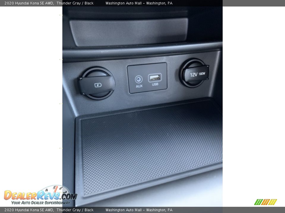 2020 Hyundai Kona SE AWD Thunder Gray / Black Photo #36