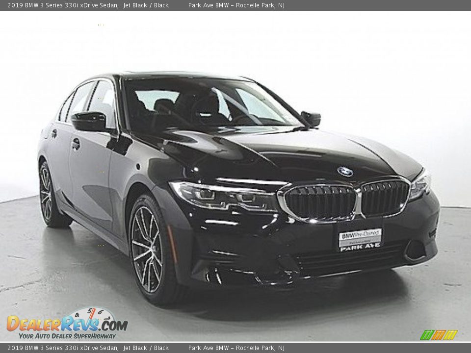 2019 BMW 3 Series 330i xDrive Sedan Jet Black / Black Photo #6