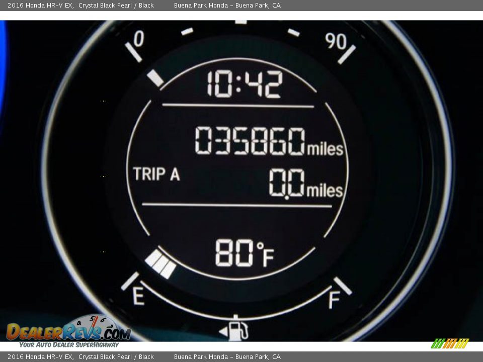 2016 Honda HR-V EX Crystal Black Pearl / Black Photo #6