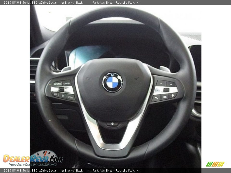 2019 BMW 3 Series 330i xDrive Sedan Jet Black / Black Photo #24