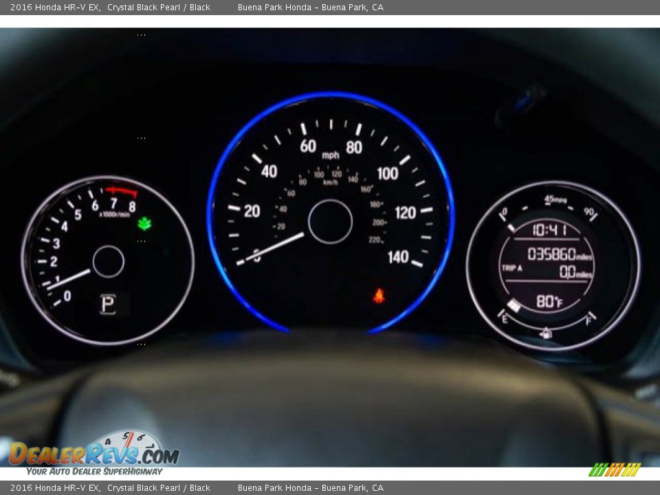2016 Honda HR-V EX Crystal Black Pearl / Black Photo #27