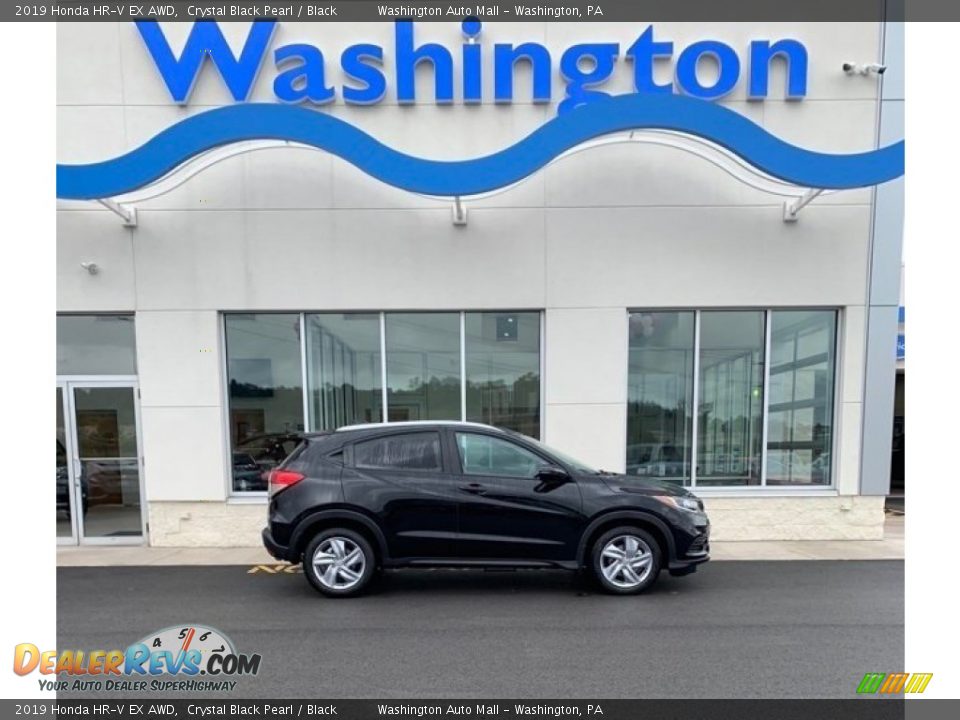 2019 Honda HR-V EX AWD Crystal Black Pearl / Black Photo #1