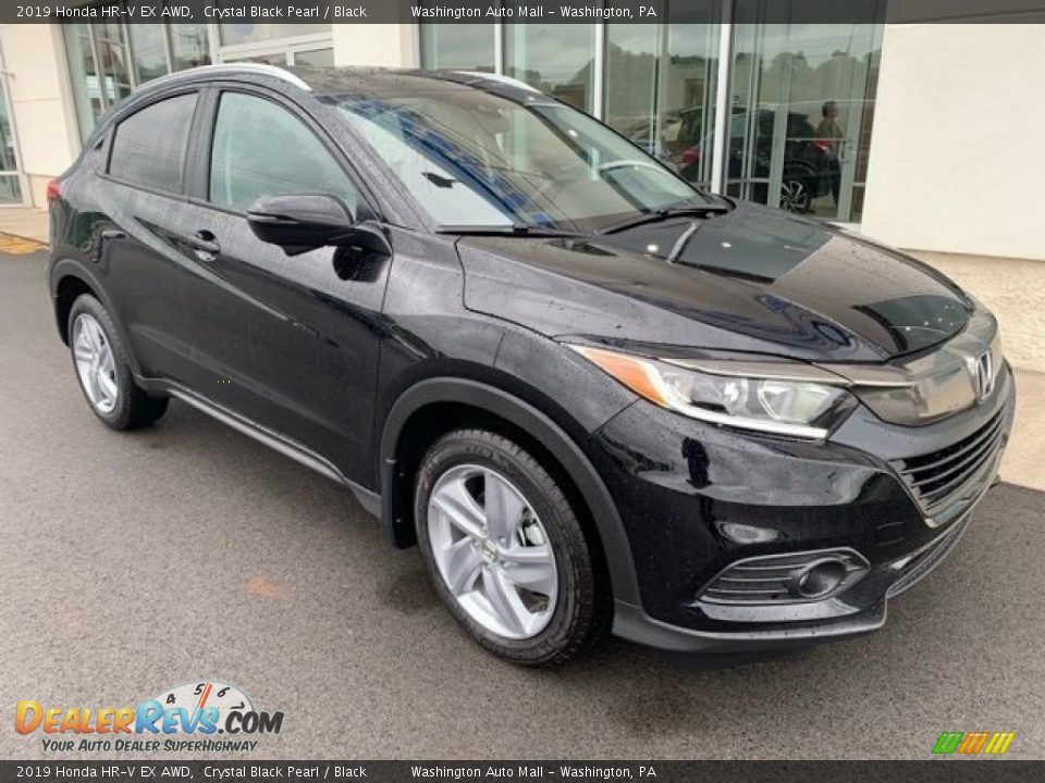 2019 Honda HR-V EX AWD Crystal Black Pearl / Black Photo #2