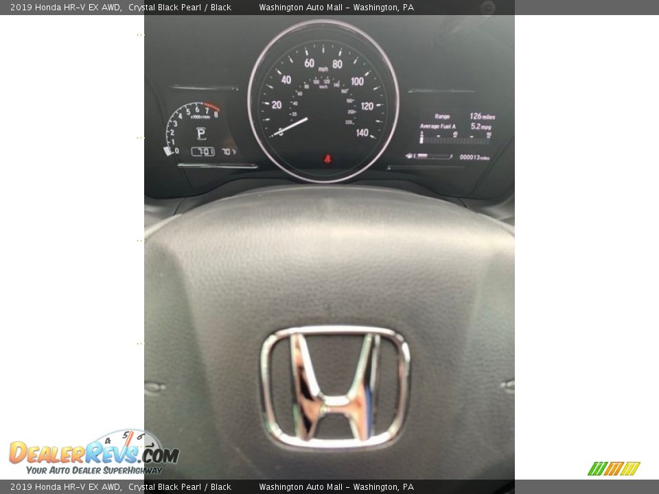 2019 Honda HR-V EX AWD Crystal Black Pearl / Black Photo #31