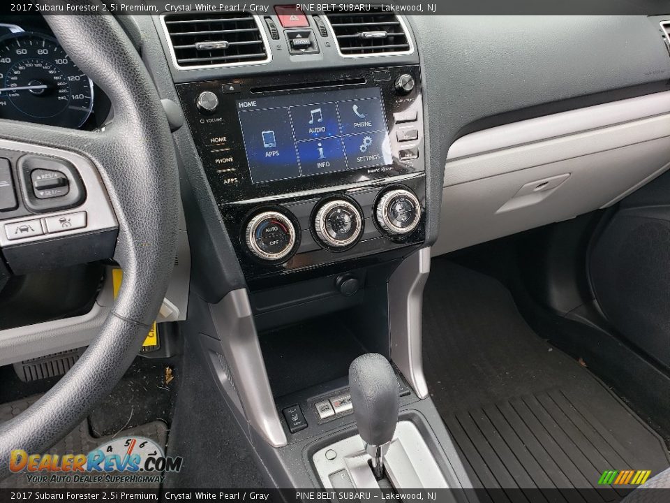 2017 Subaru Forester 2.5i Premium Crystal White Pearl / Gray Photo #4