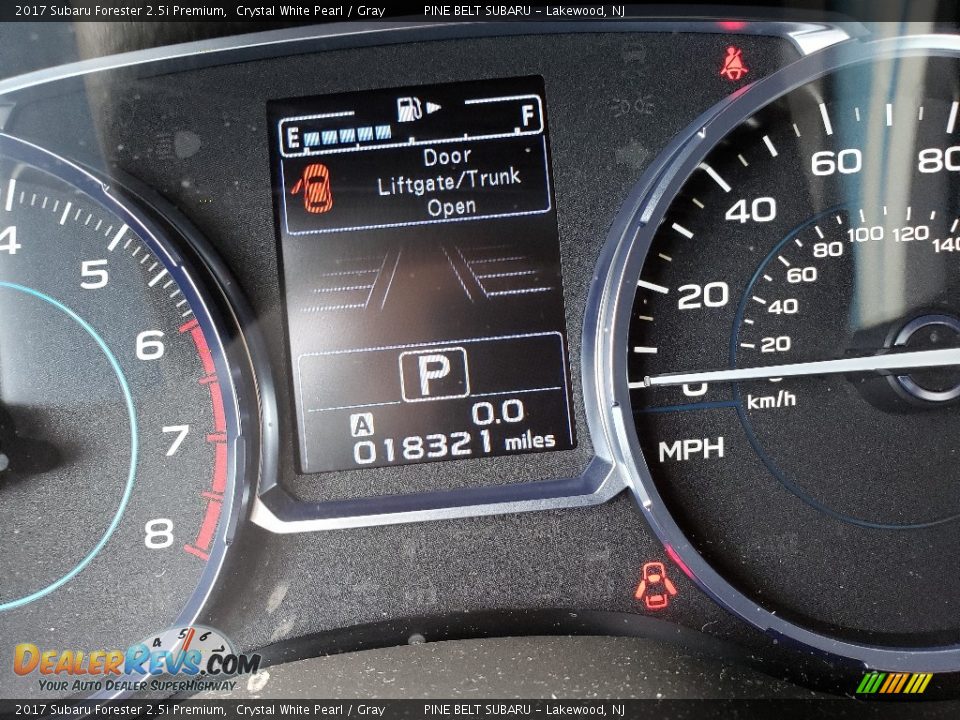 2017 Subaru Forester 2.5i Premium Crystal White Pearl / Gray Photo #5