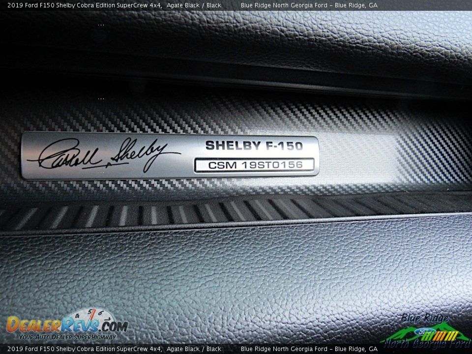 2019 Ford F150 Shelby Cobra Edition SuperCrew 4x4 Agate Black / Black Photo #35
