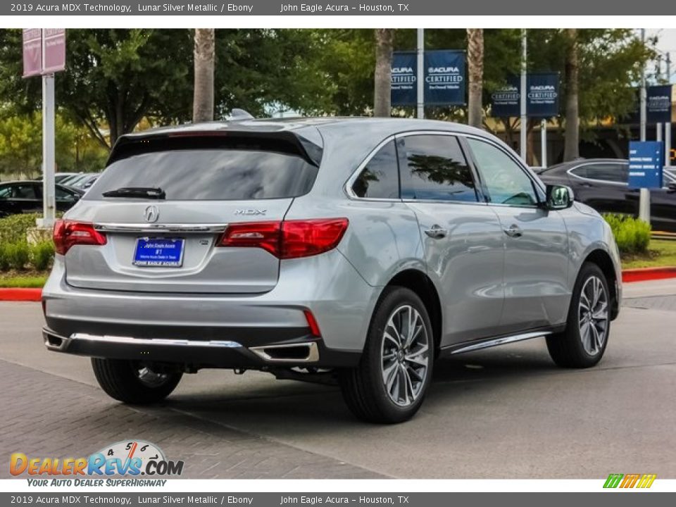 2019 Acura MDX Technology Lunar Silver Metallic / Ebony Photo #7