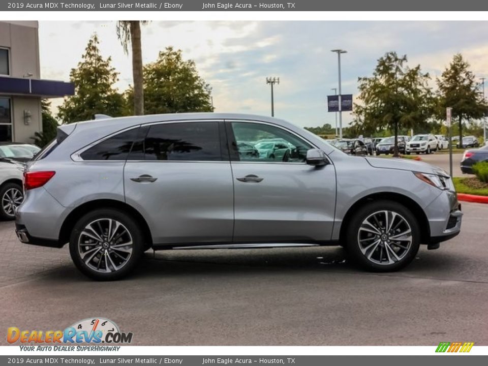 2019 Acura MDX Technology Lunar Silver Metallic / Ebony Photo #8