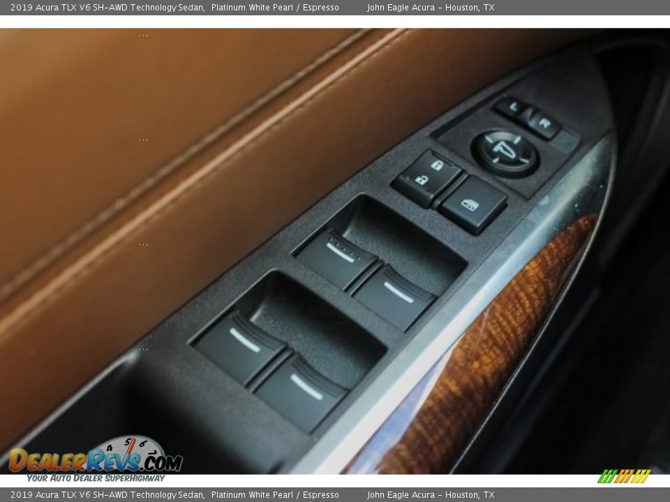 2019 Acura TLX V6 SH-AWD Technology Sedan Platinum White Pearl / Espresso Photo #16