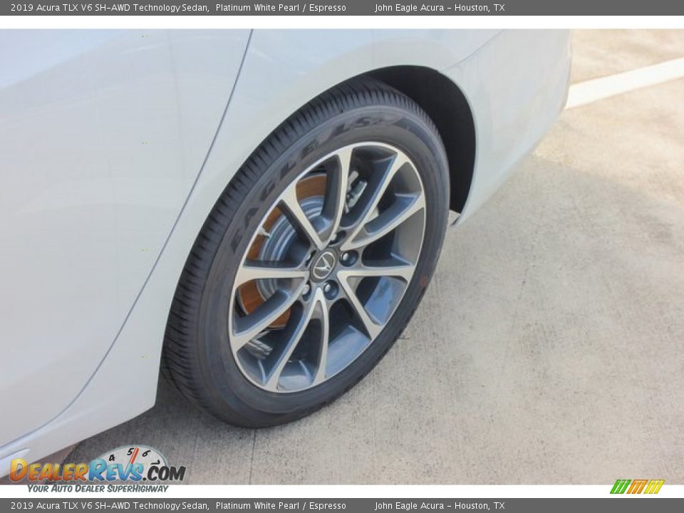 2019 Acura TLX V6 SH-AWD Technology Sedan Platinum White Pearl / Espresso Photo #19