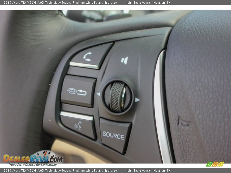 2019 Acura TLX V6 SH-AWD Technology Sedan Platinum White Pearl / Espresso Photo #23