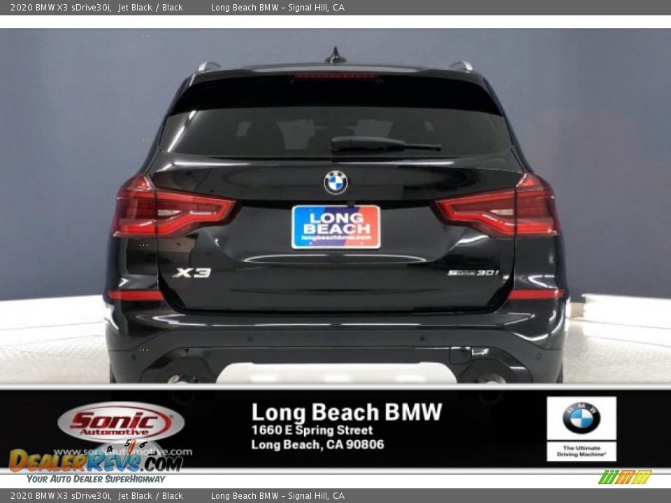2020 BMW X3 sDrive30i Jet Black / Black Photo #3