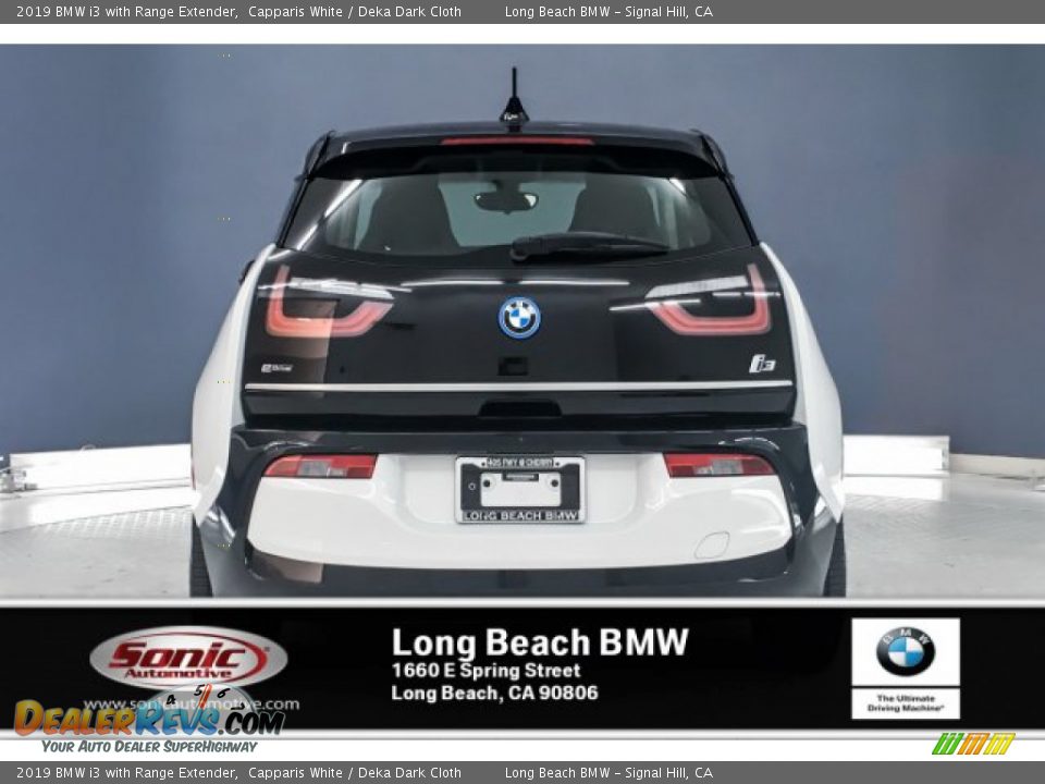 2019 BMW i3 with Range Extender Capparis White / Deka Dark Cloth Photo #3