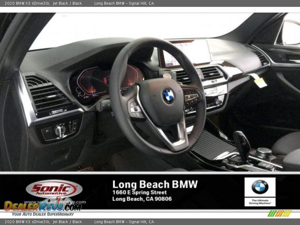 2020 BMW X3 sDrive30i Jet Black / Black Photo #4