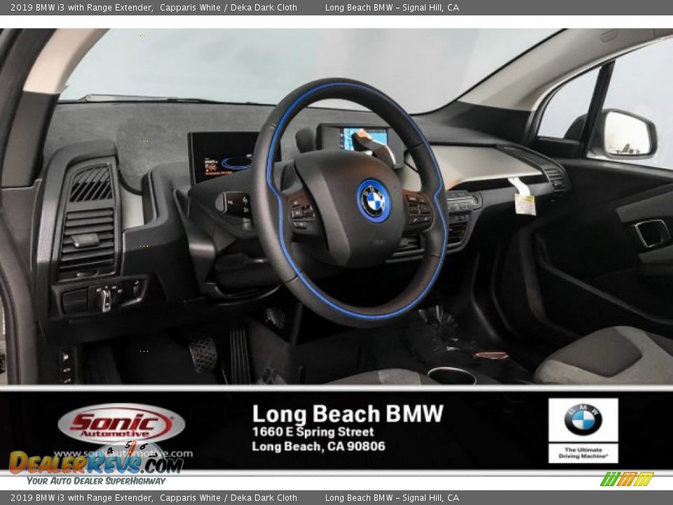 2019 BMW i3 with Range Extender Capparis White / Deka Dark Cloth Photo #4