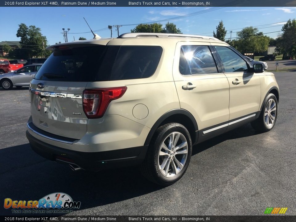 2018 Ford Explorer XLT 4WD Platinum Dune / Medium Stone Photo #6