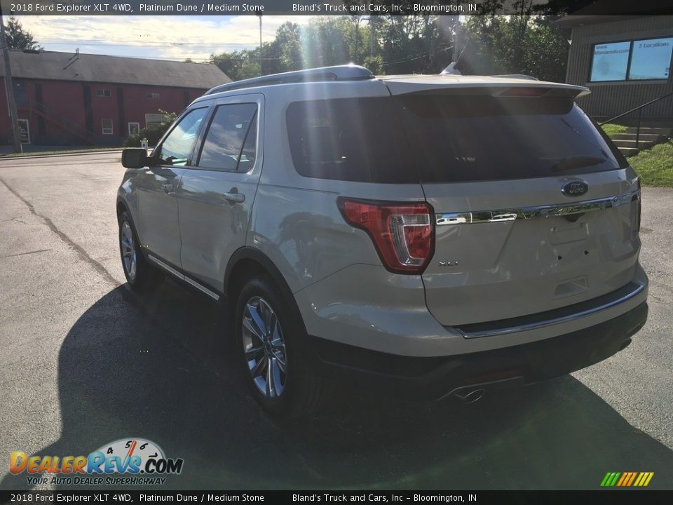 2018 Ford Explorer XLT 4WD Platinum Dune / Medium Stone Photo #8
