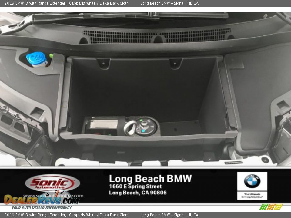 2019 BMW i3 with Range Extender Capparis White / Deka Dark Cloth Photo #8