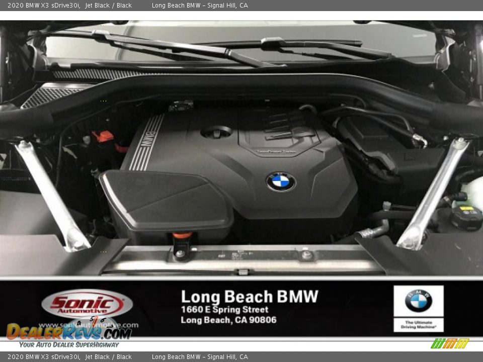 2020 BMW X3 sDrive30i Jet Black / Black Photo #8