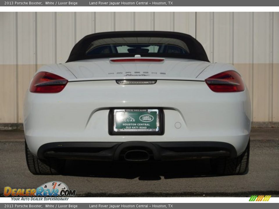 2013 Porsche Boxster White / Luxor Beige Photo #6