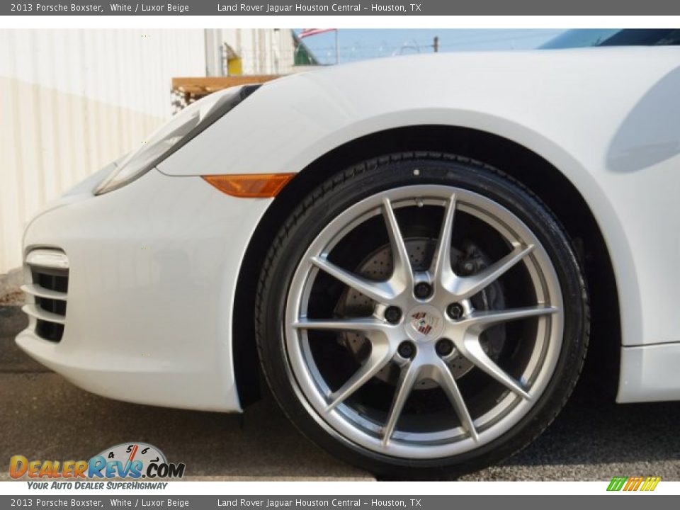 2013 Porsche Boxster White / Luxor Beige Photo #8