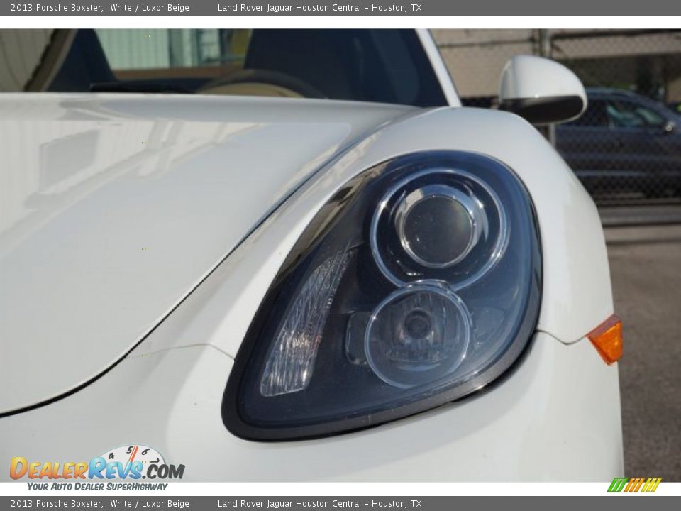 2013 Porsche Boxster White / Luxor Beige Photo #9