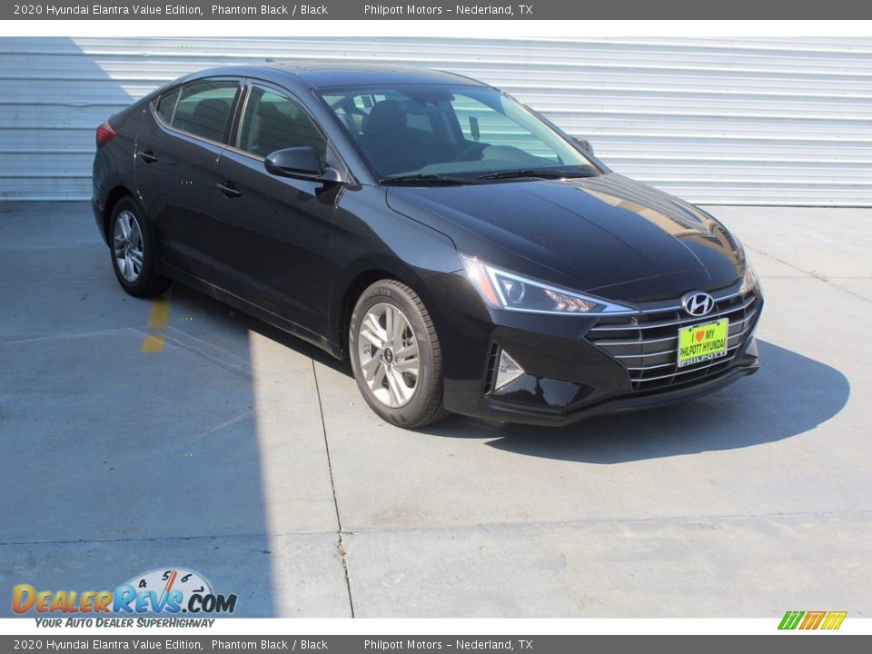 2020 Hyundai Elantra Value Edition Phantom Black / Black Photo #2