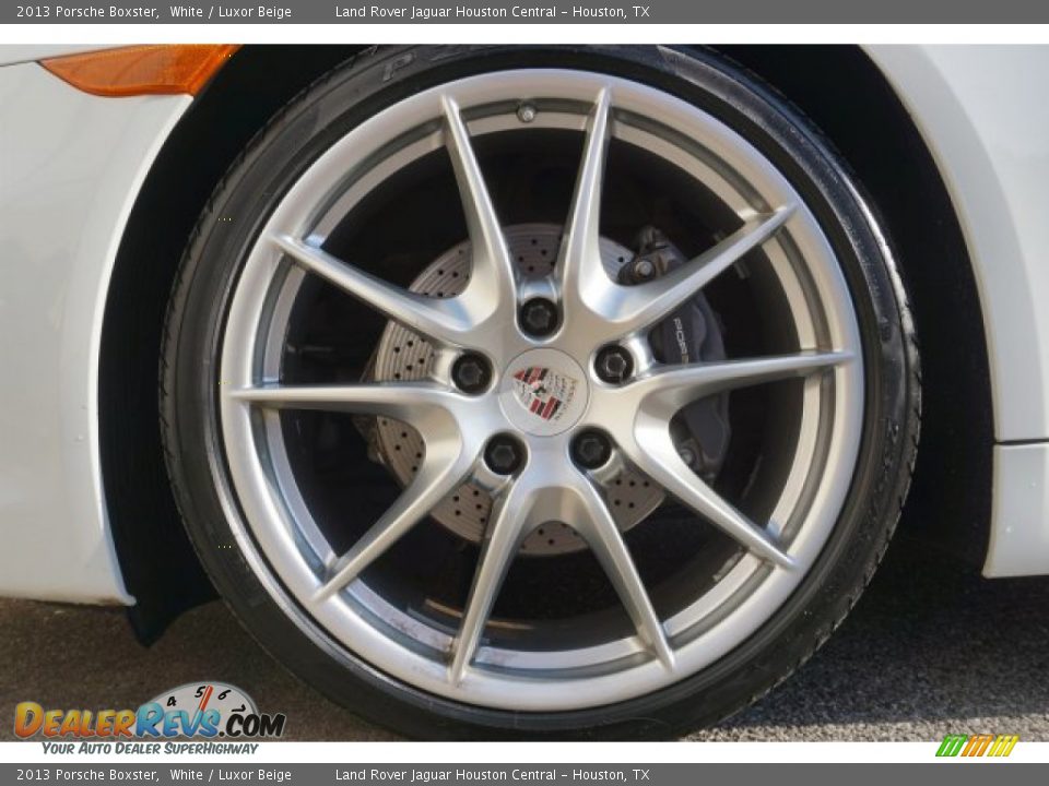 2013 Porsche Boxster White / Luxor Beige Photo #10