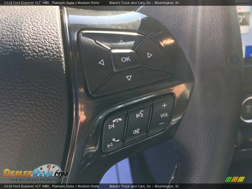 2018 Ford Explorer XLT 4WD Platinum Dune / Medium Stone Photo #18