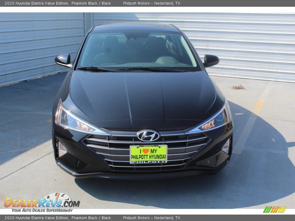 2020 Hyundai Elantra Value Edition Phantom Black / Black Photo #3