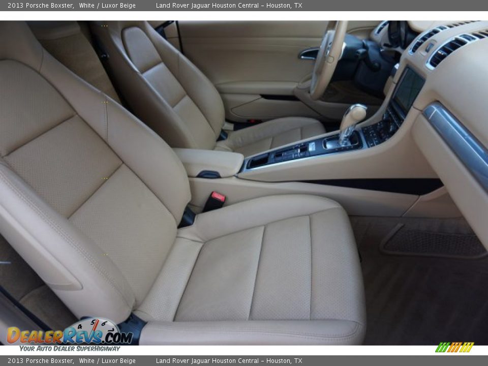 2013 Porsche Boxster White / Luxor Beige Photo #12