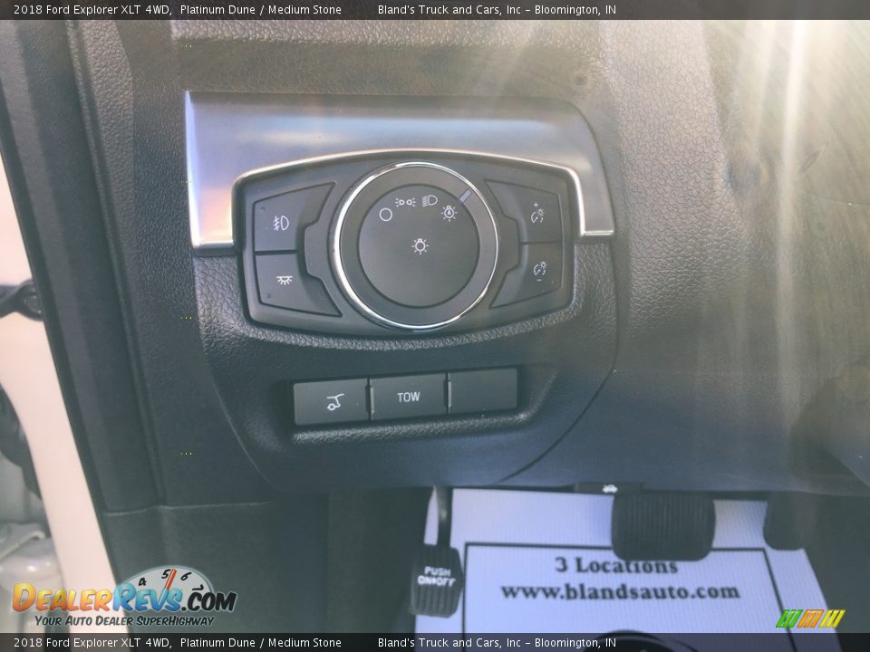 2018 Ford Explorer XLT 4WD Platinum Dune / Medium Stone Photo #21
