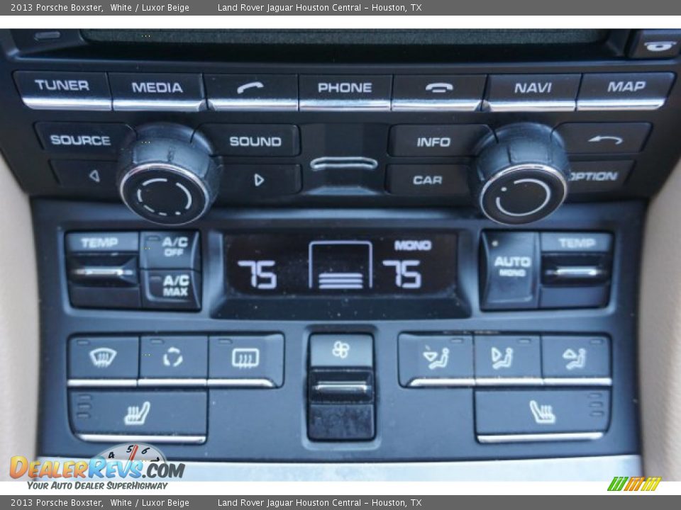 2013 Porsche Boxster White / Luxor Beige Photo #16