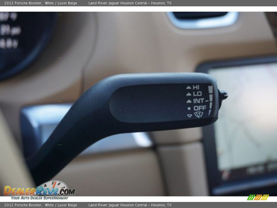 2013 Porsche Boxster White / Luxor Beige Photo #19