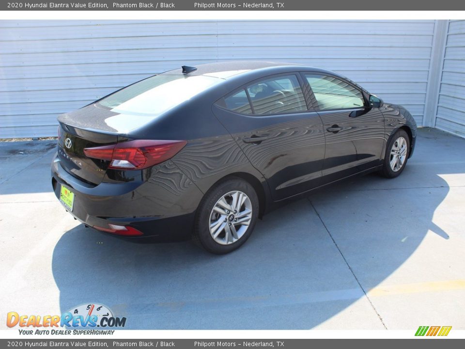2020 Hyundai Elantra Value Edition Phantom Black / Black Photo #7