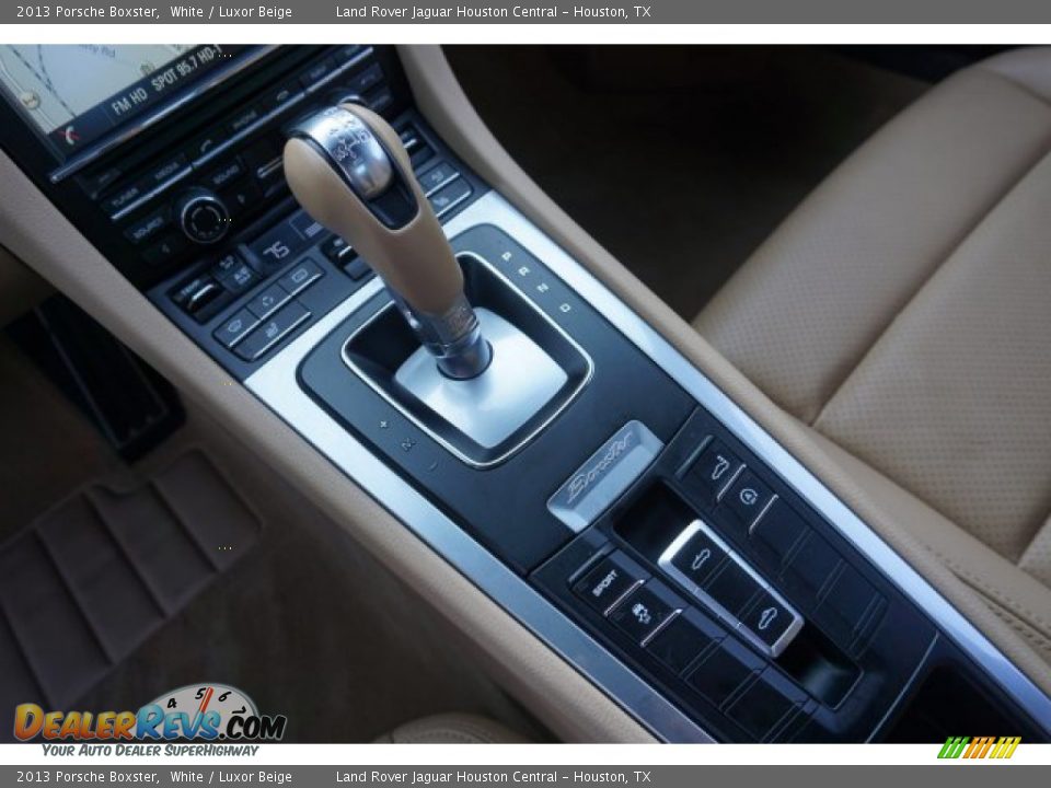 2013 Porsche Boxster White / Luxor Beige Photo #20