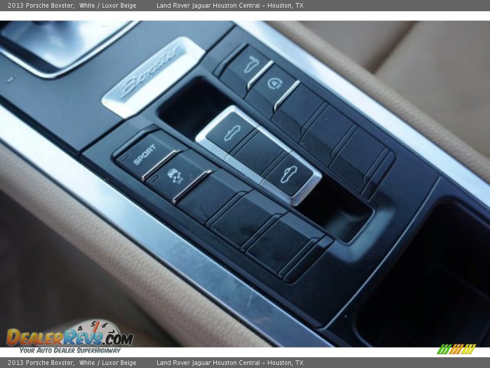 2013 Porsche Boxster White / Luxor Beige Photo #21