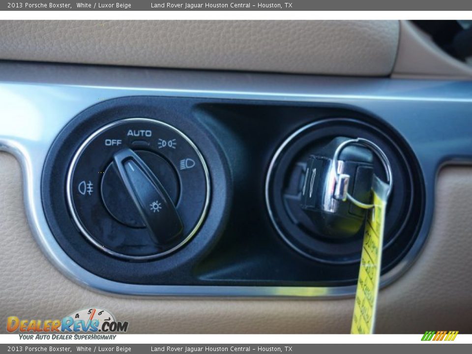 2013 Porsche Boxster White / Luxor Beige Photo #22