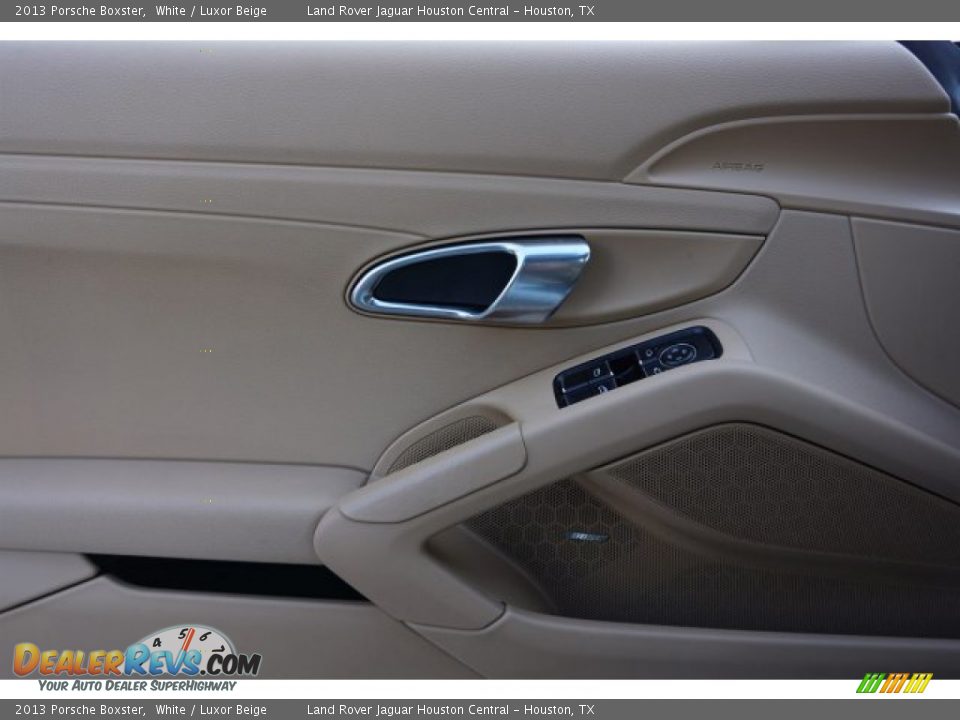 2013 Porsche Boxster White / Luxor Beige Photo #23
