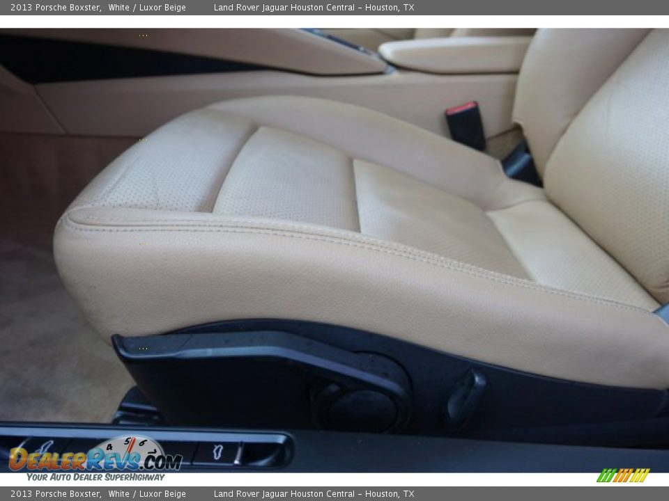 2013 Porsche Boxster White / Luxor Beige Photo #26