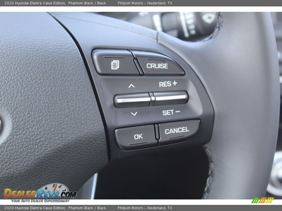 2020 Hyundai Elantra Value Edition Phantom Black / Black Photo #11