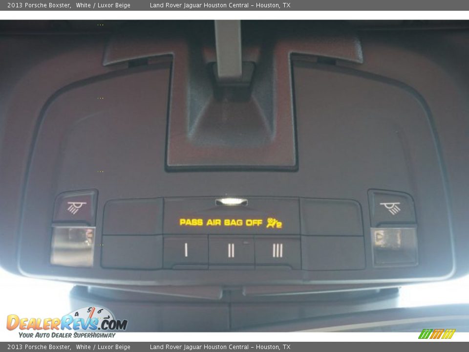 2013 Porsche Boxster White / Luxor Beige Photo #29