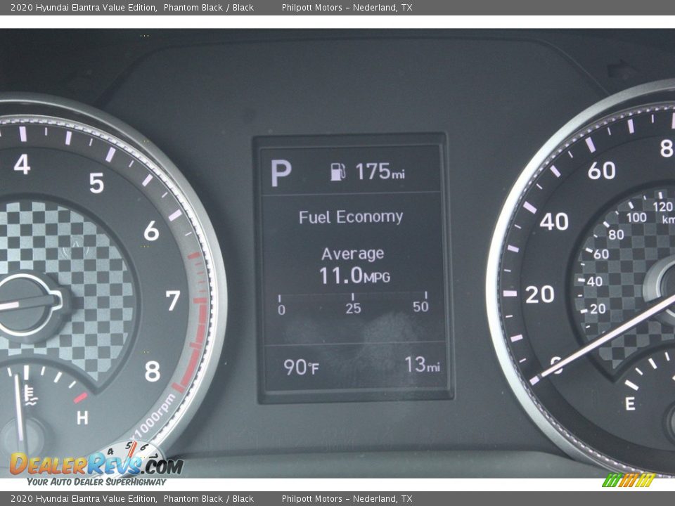 2020 Hyundai Elantra Value Edition Phantom Black / Black Photo #13