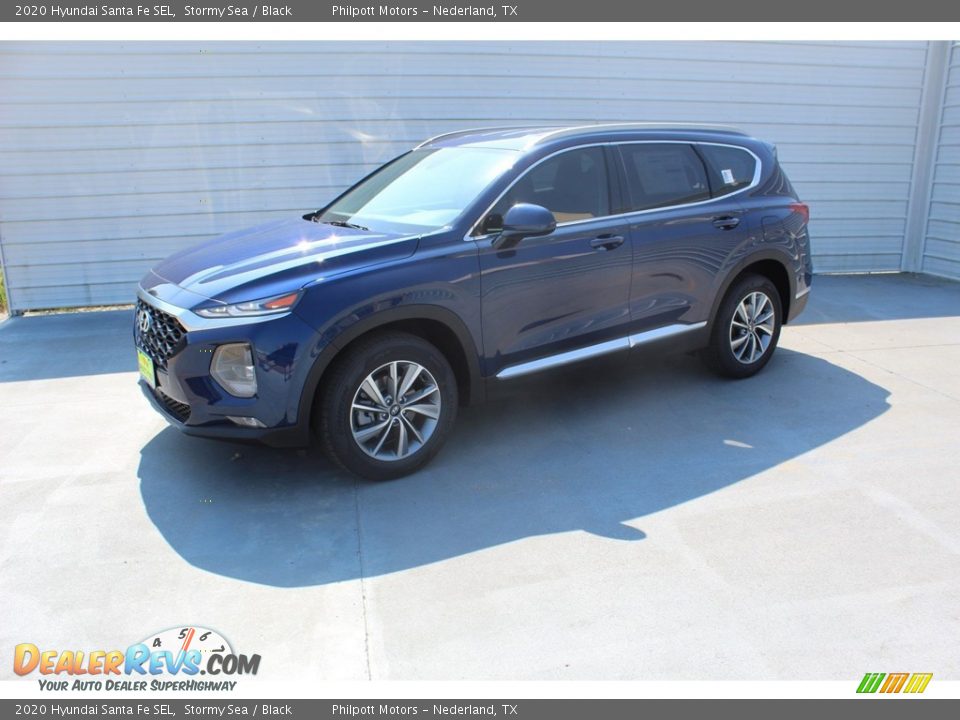 2020 Hyundai Santa Fe SEL Stormy Sea / Black Photo #4