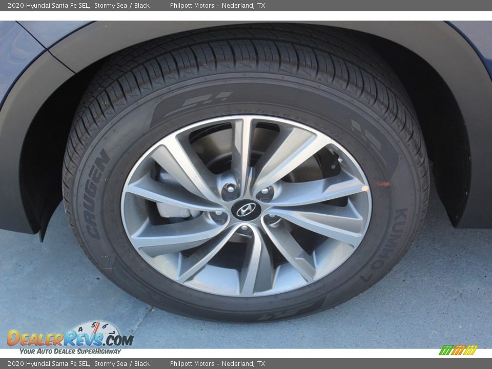 2020 Hyundai Santa Fe SEL Stormy Sea / Black Photo #5