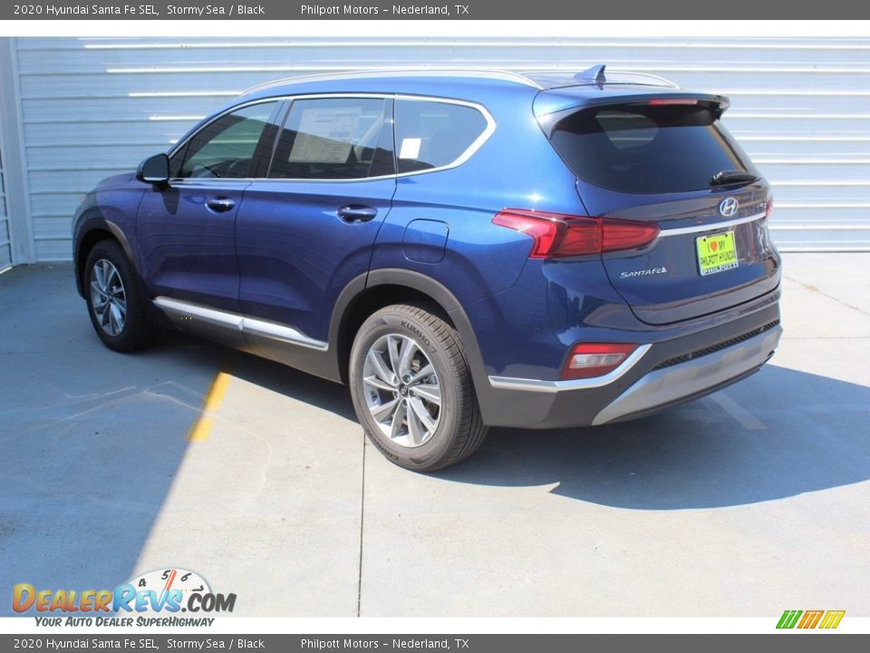 2020 Hyundai Santa Fe SEL Stormy Sea / Black Photo #6