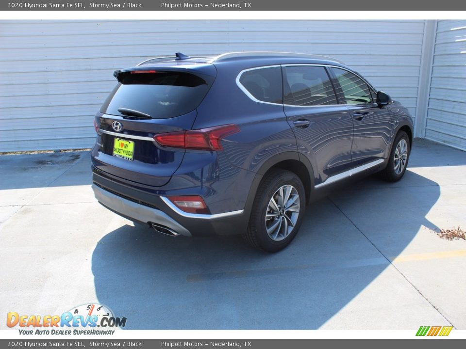 2020 Hyundai Santa Fe SEL Stormy Sea / Black Photo #8