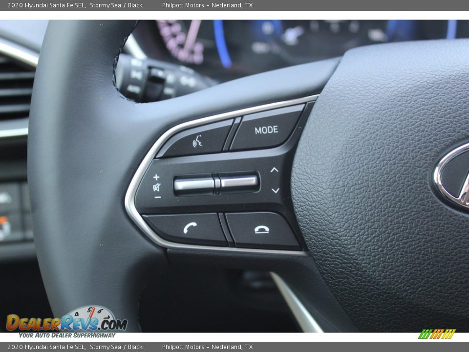2020 Hyundai Santa Fe SEL Stormy Sea / Black Photo #9