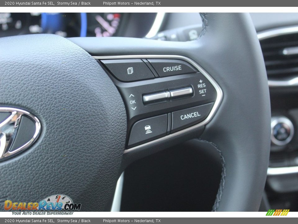 2020 Hyundai Santa Fe SEL Stormy Sea / Black Photo #10